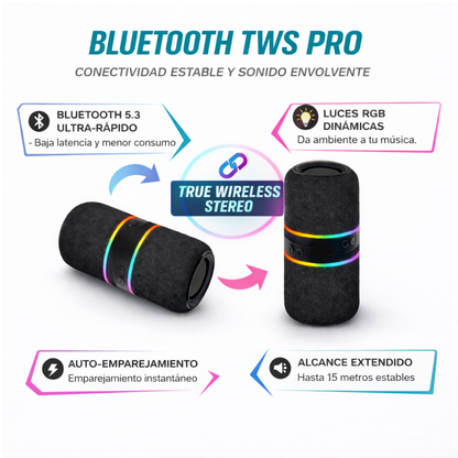 Altavoz Bluetooth Magnético 2 en 1